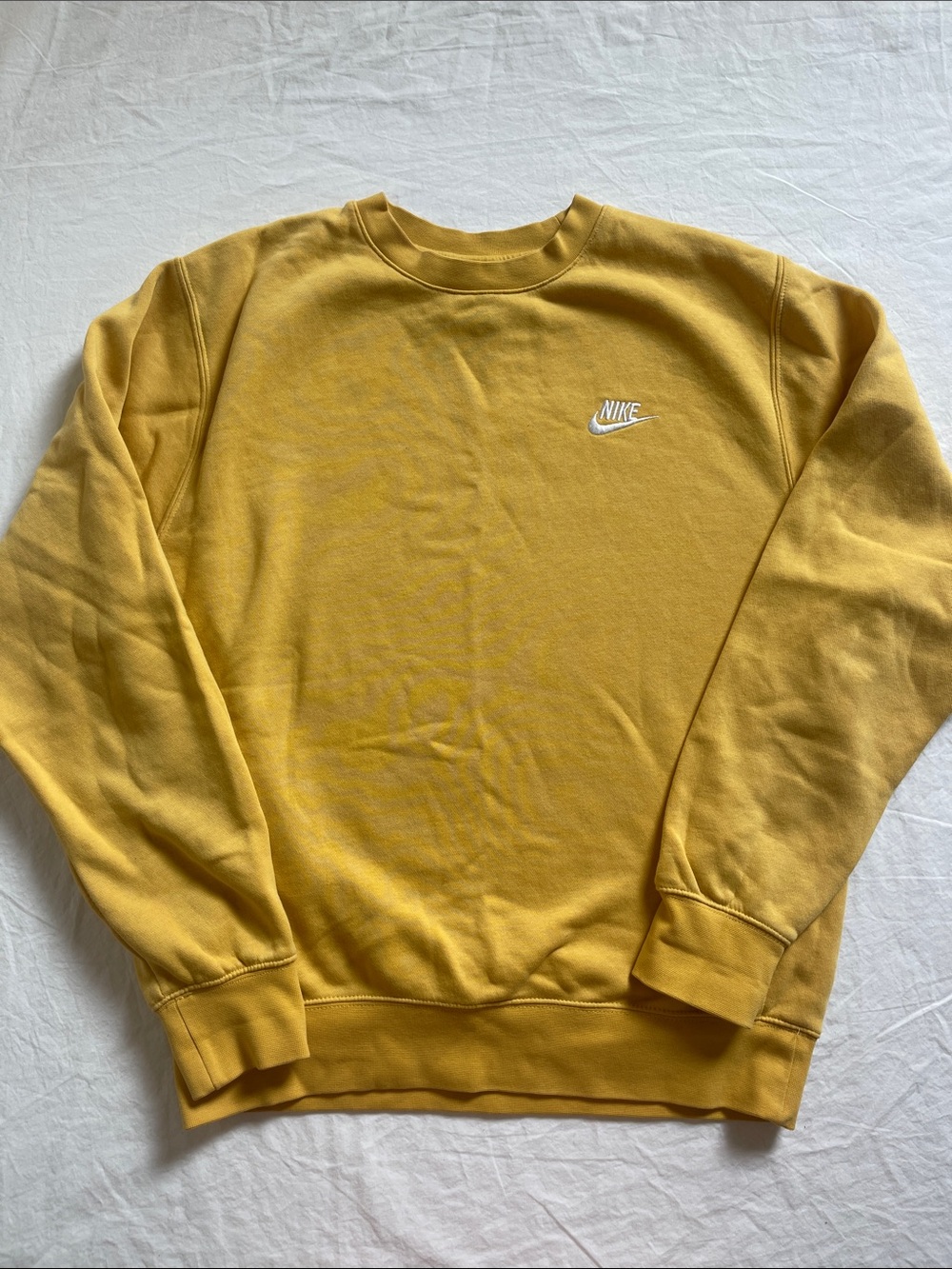 Nike Mustard Yellow Crewneck Sweatshirt